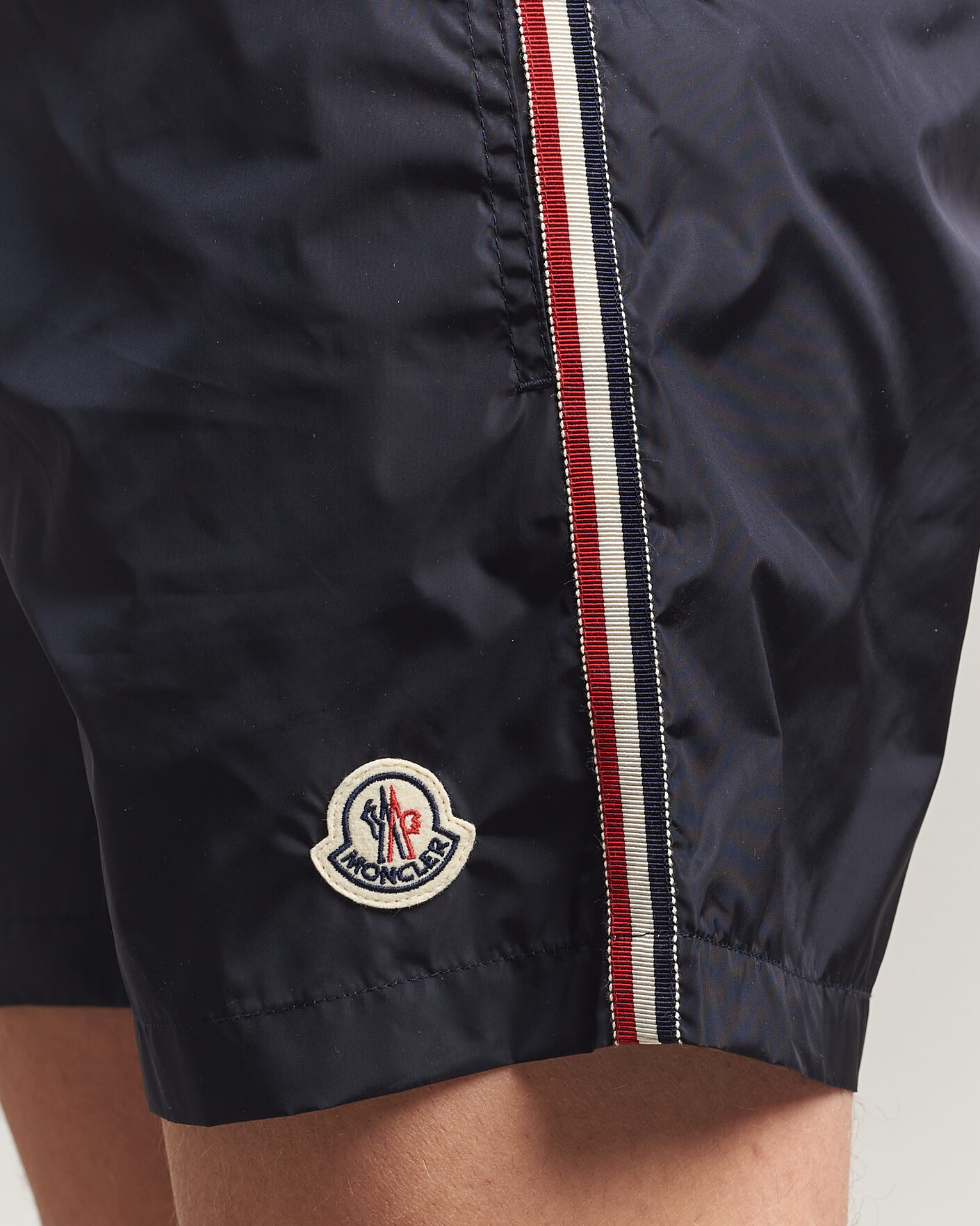 Mies | Uimahousut | Moncler | Contrast Band Swim Shorts Navy