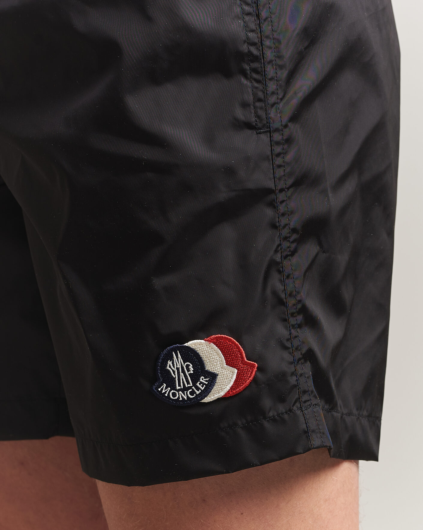 Mies | Uimahousut | Moncler | Tricolore Logo Swim Shorts Black