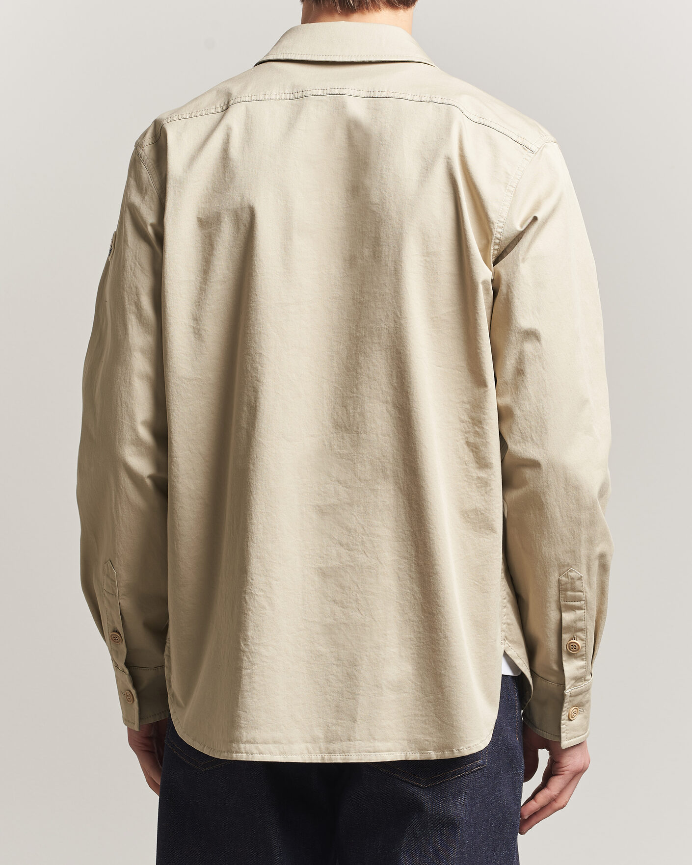 Mies | Kauluspaidat | Moncler | Double Pocket Overshirt Beige