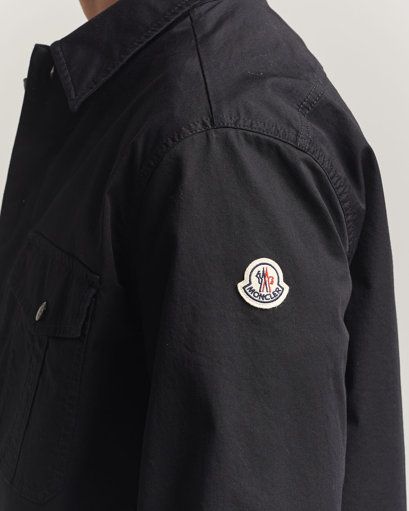 Mies | Kauluspaidat | Moncler | Double Pocket Overshirt Black