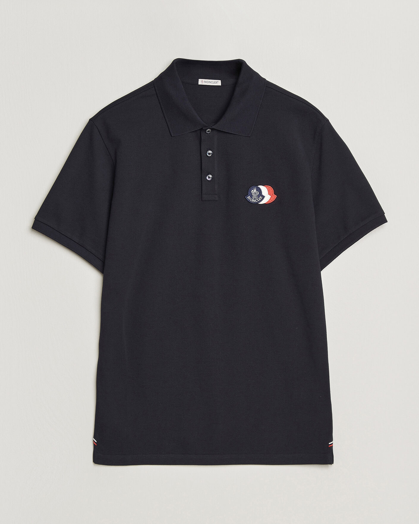 Mies | Pikeet | Moncler | Tricolore Logo Polo Navy