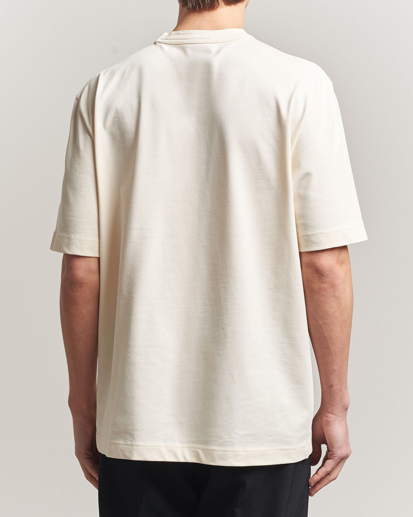 Mies | T-paidat | Moncler | Oversize Pocket T-Shirt Off White