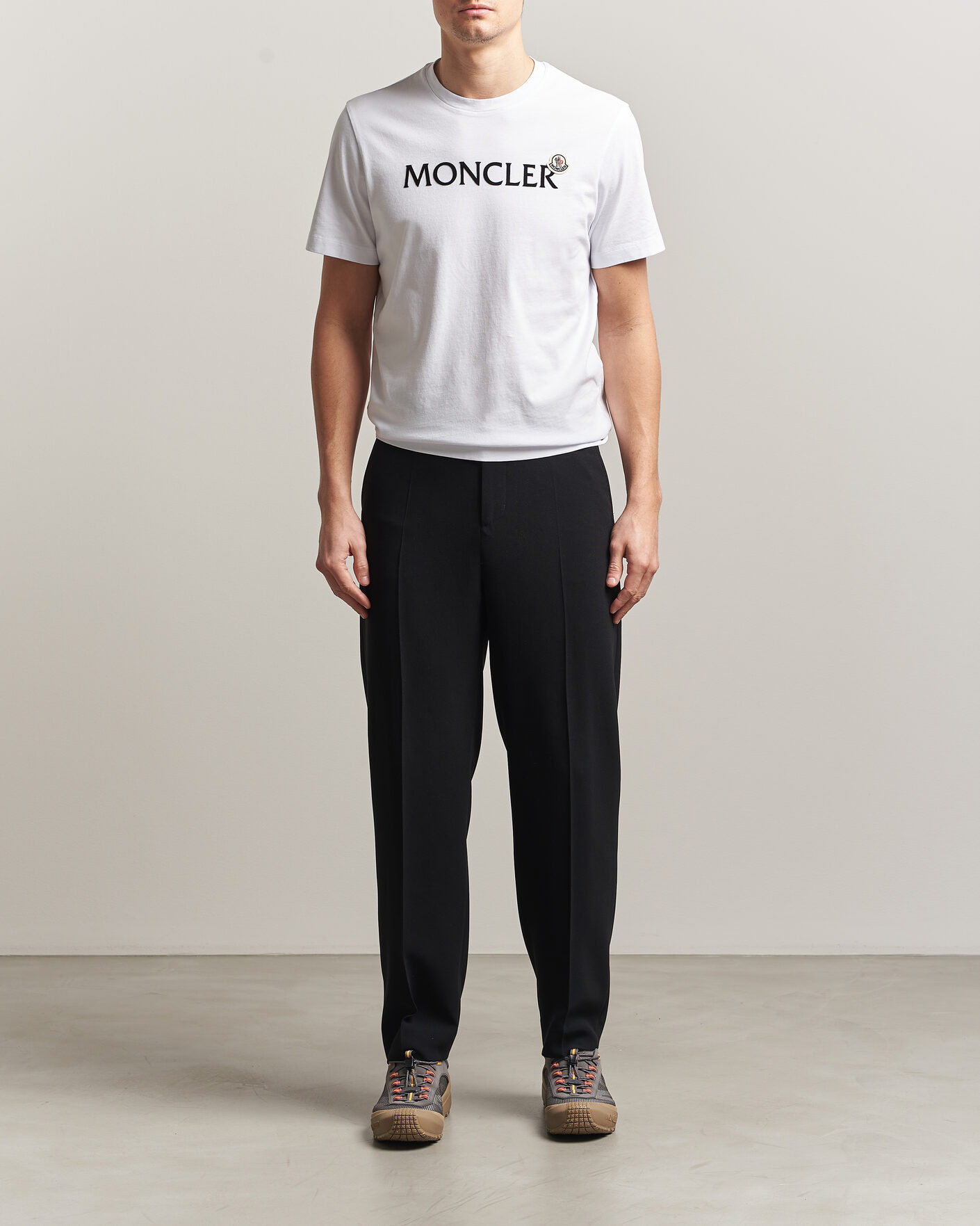 Mies | T-paidat | Moncler | Lettering Logo T-Shirt White