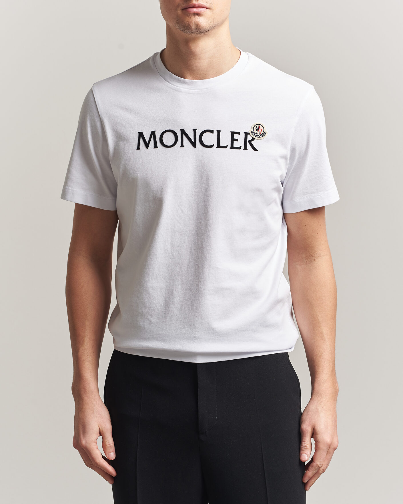 Mies | T-paidat | Moncler | Lettering Logo T-Shirt White