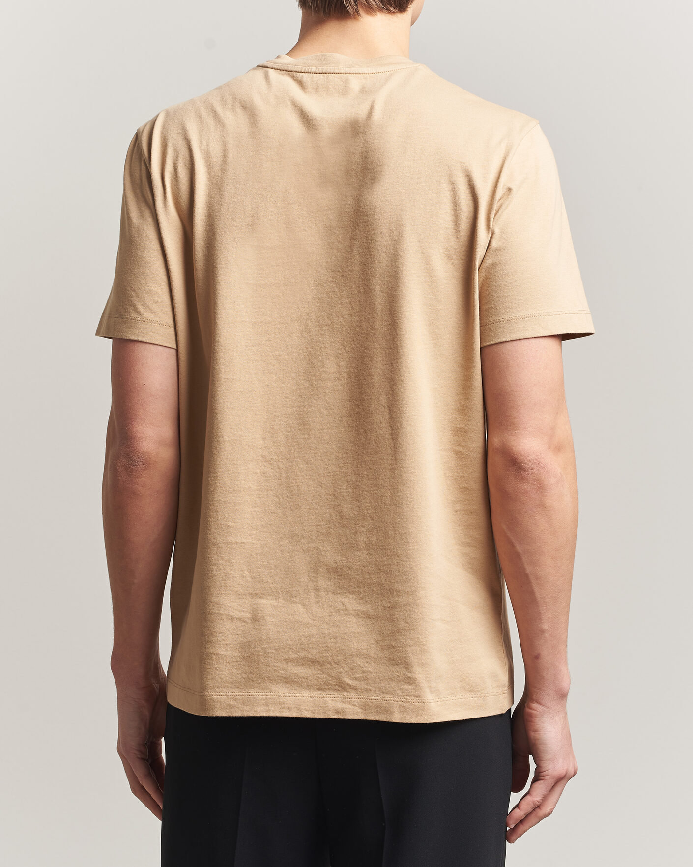 Mies | T-paidat | Moncler | Lettering Logo T-Shirt Beige