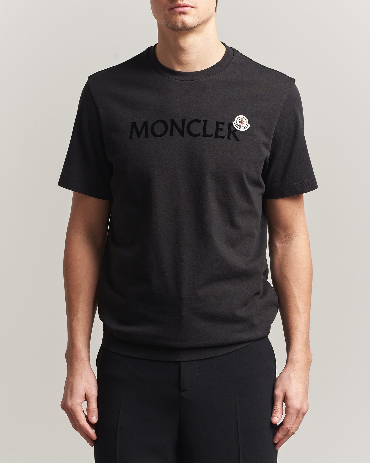 Mies | T-paidat | Moncler | Lettering Logo T-Shirt Black