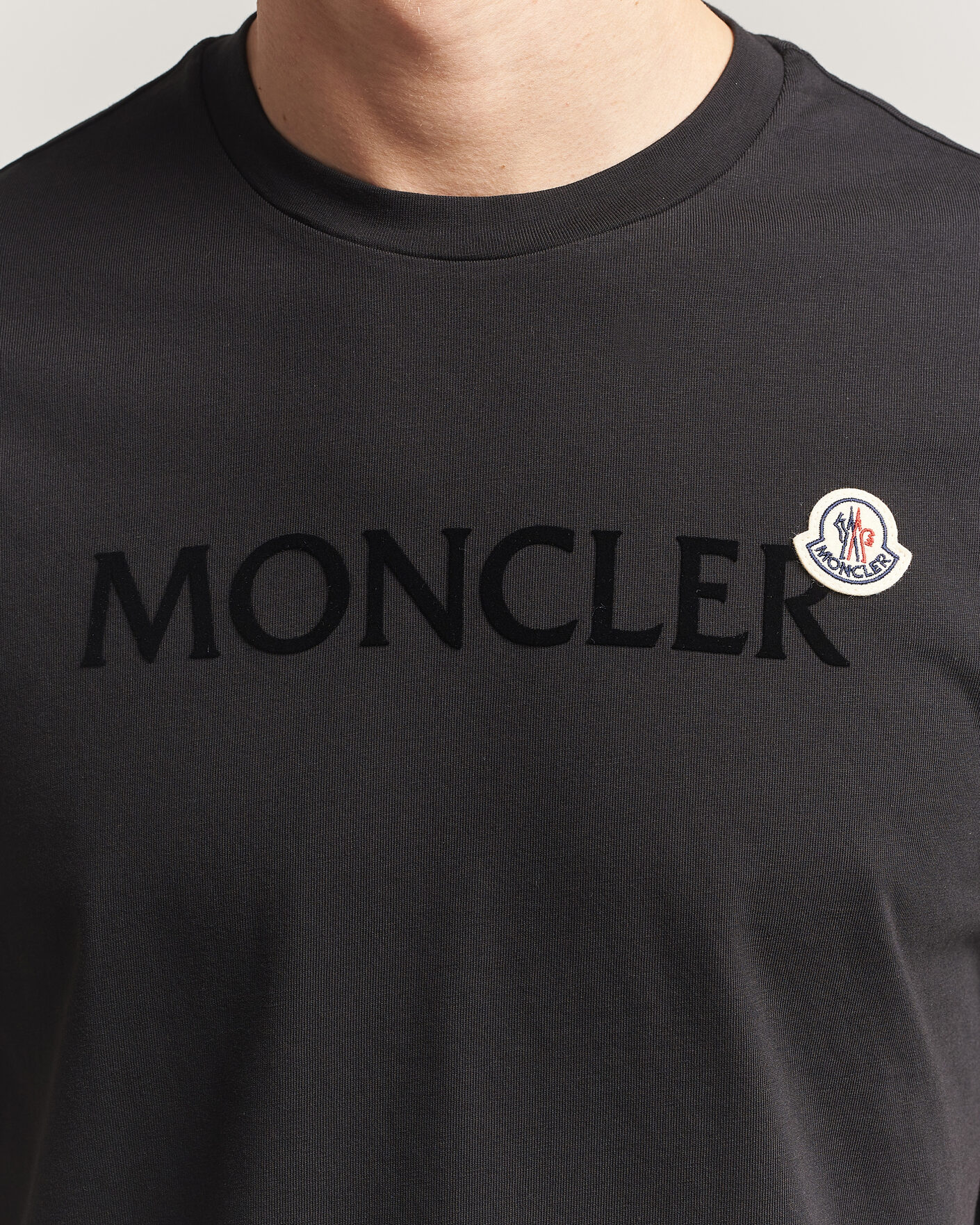 Mies | T-paidat | Moncler | Lettering Logo T-Shirt Black