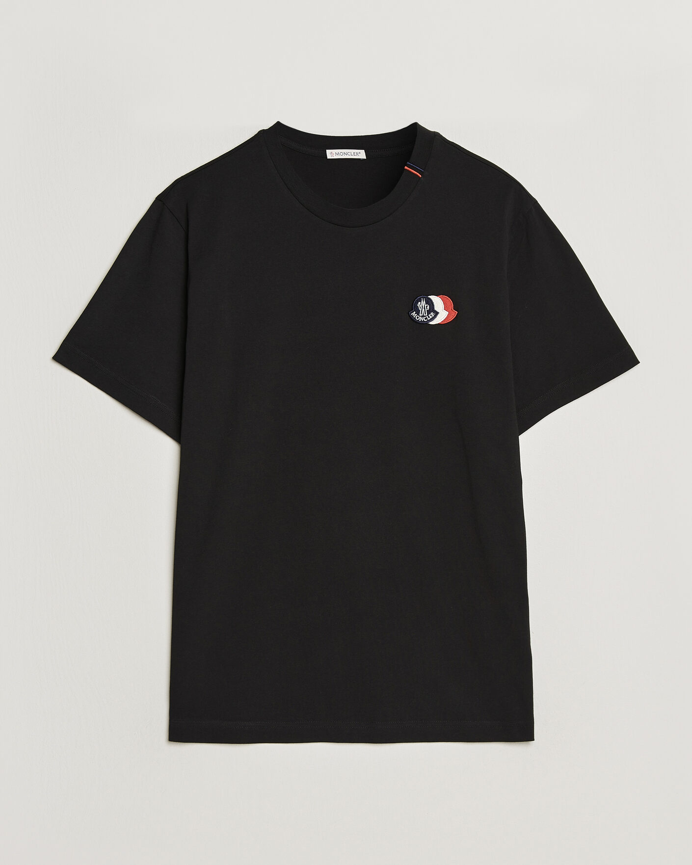 Mies | T-paidat | Moncler | Tricolore Logo T-Shirt Black