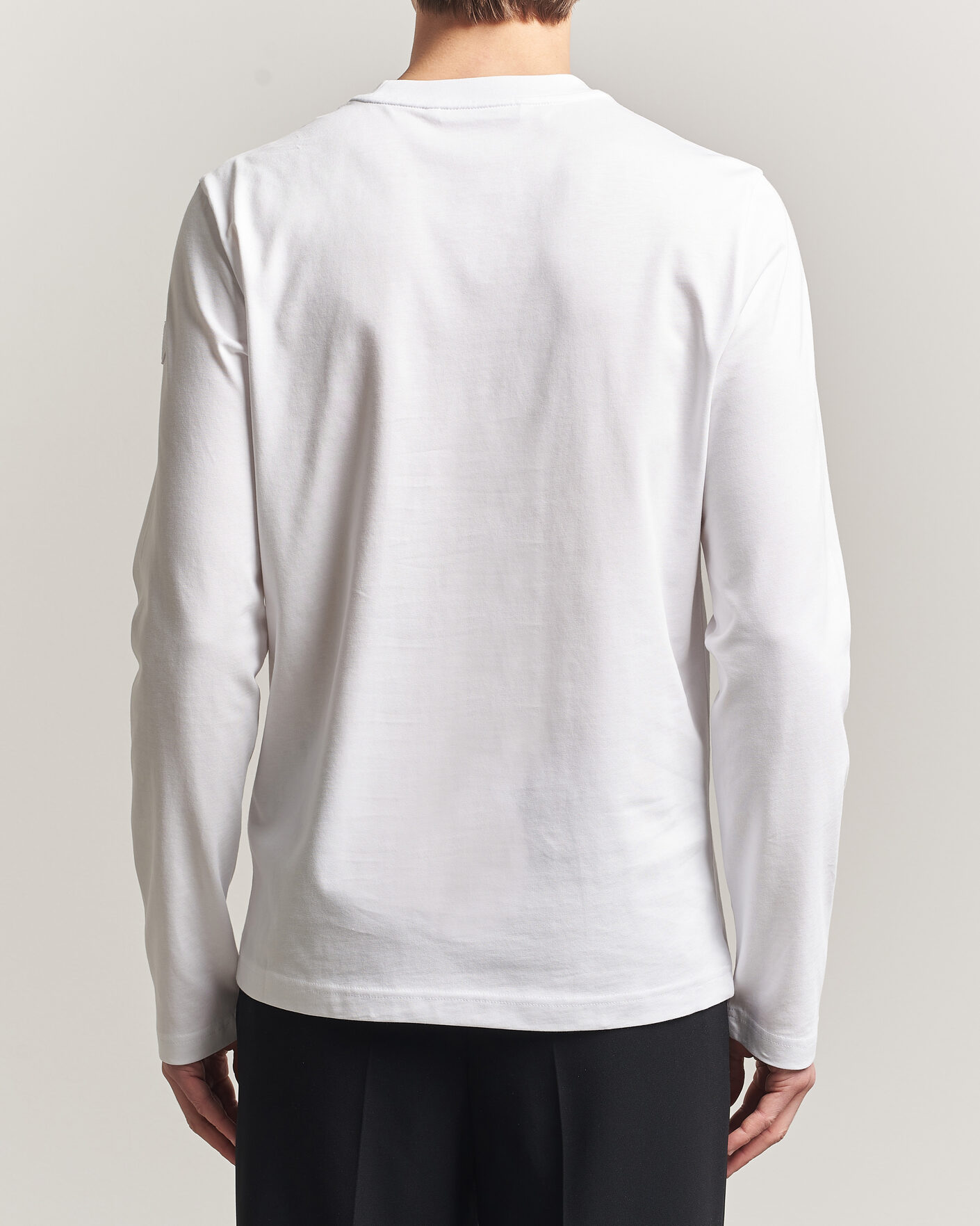 Mies | T-paidat | Moncler | Graphic Long Sleeve T-Shirt White