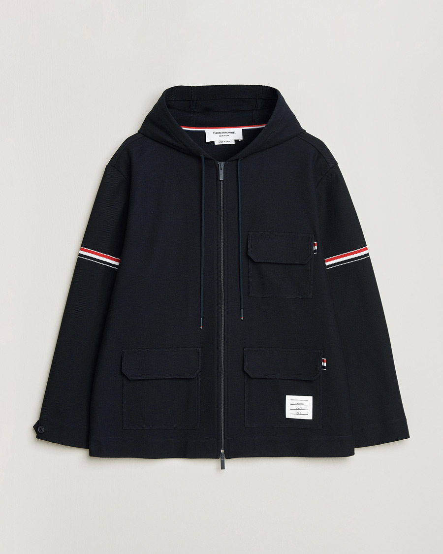 Mies | Takit | Thom Browne | Tech Twill Field Jacket Navy