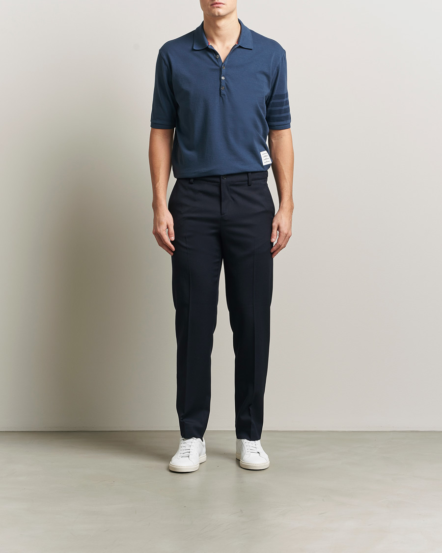 Mies | Pikeet | Thom Browne | Overdyed 4 Bar Polo Navy