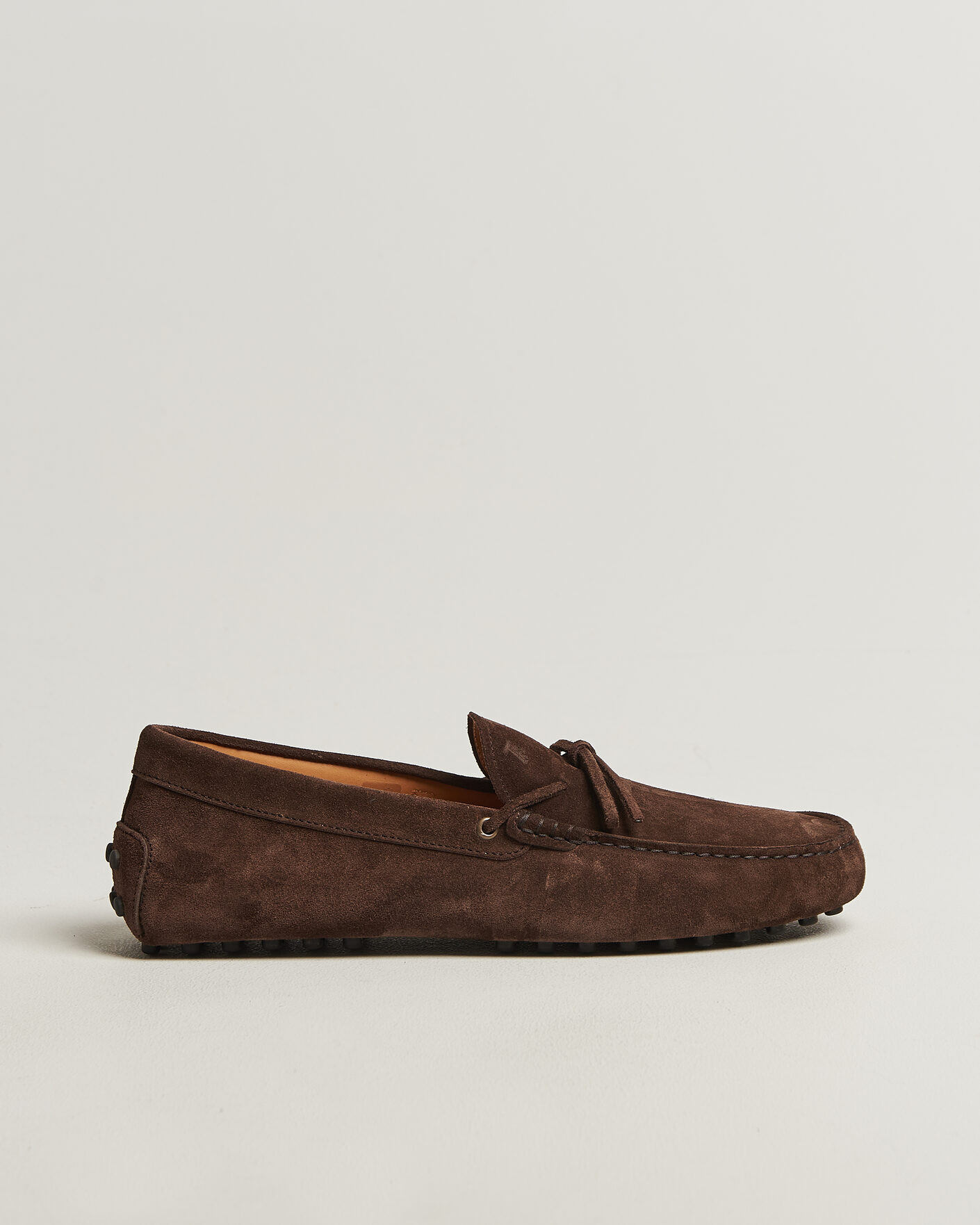 Mies | Mokkasiinit | Tod's | Lacetto Gommino Carshoe Dark Brown Suede