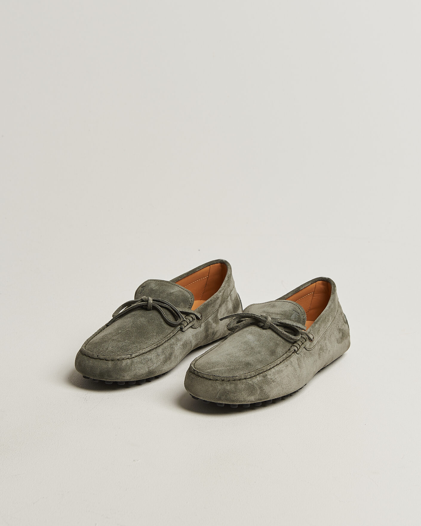 Mies | Mokkasiinit | Tod's | Lacetto Gommino Carshoe Green Suede
