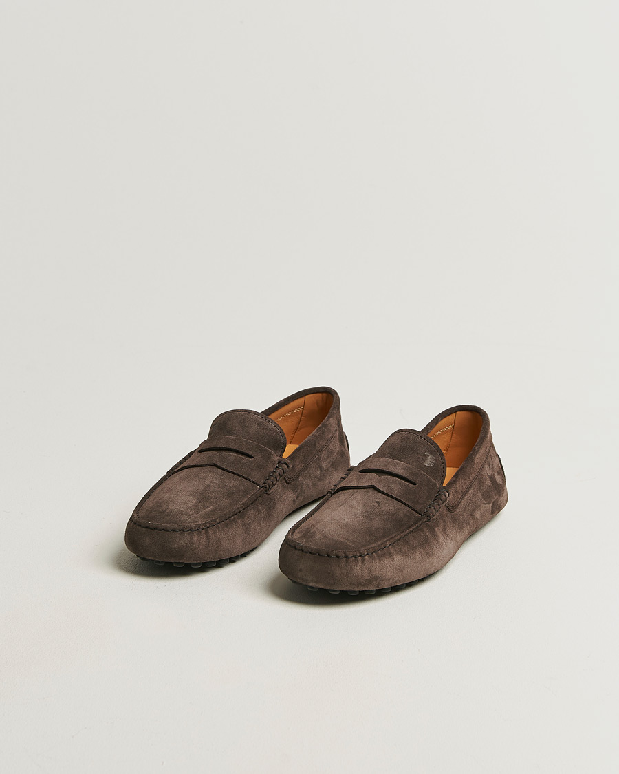 Mies | Mokkasiinit | Tod's | Gommino Carshoe Dark Brown Suede
