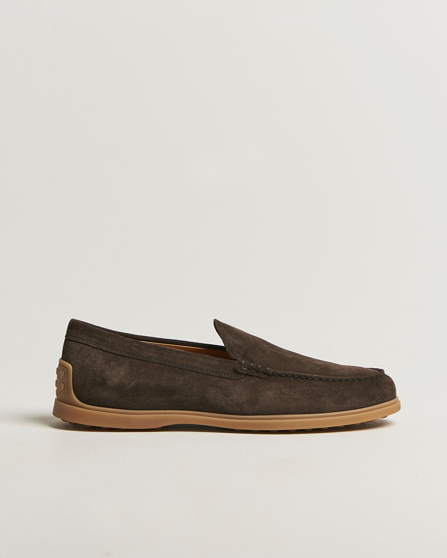 Mies | Loaferit | Tod's | Gomma Leggera Loafers Dark Brown Suede