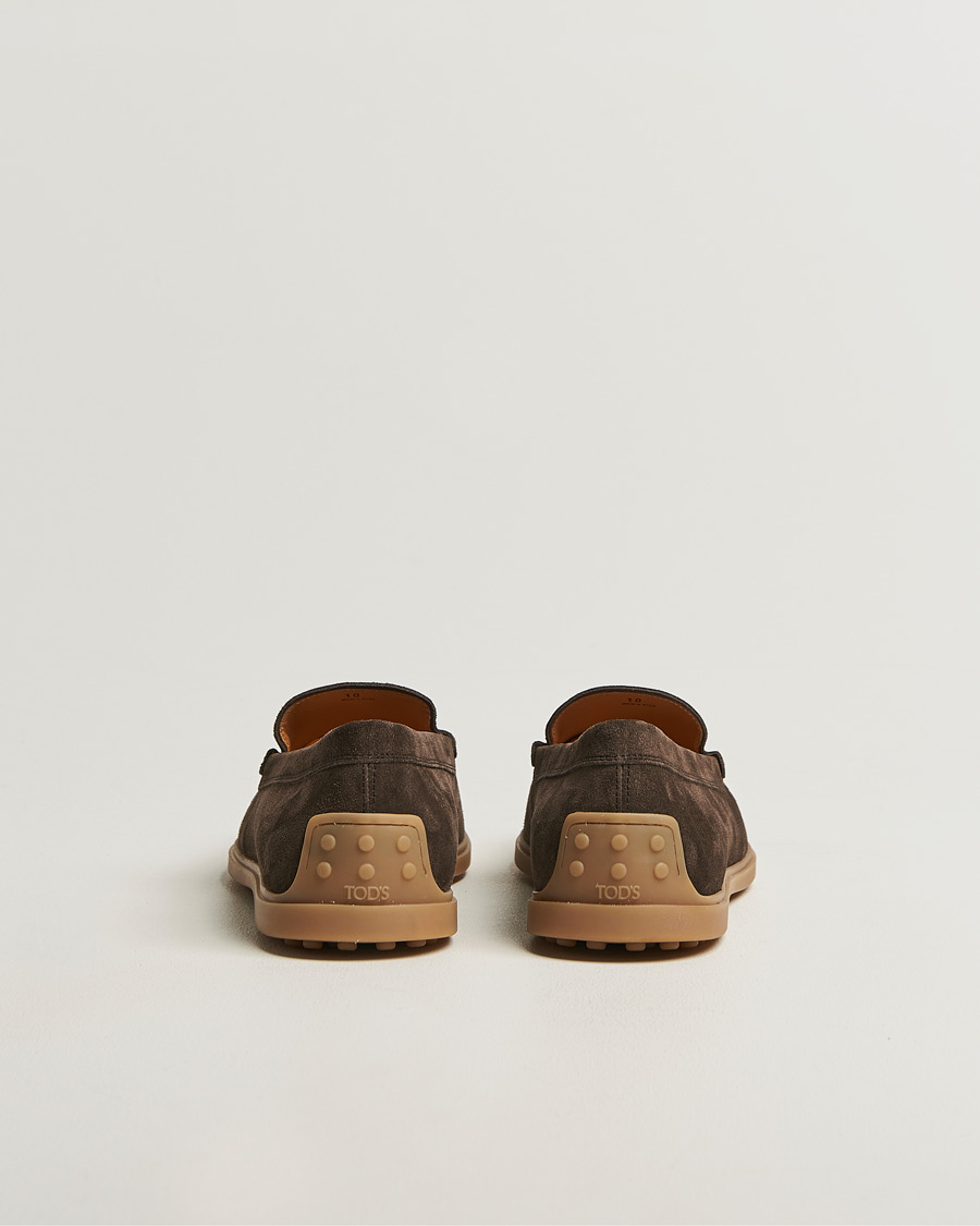 Mies | Loaferit | Tod's | Gomma Leggera Loafers Dark Brown Suede