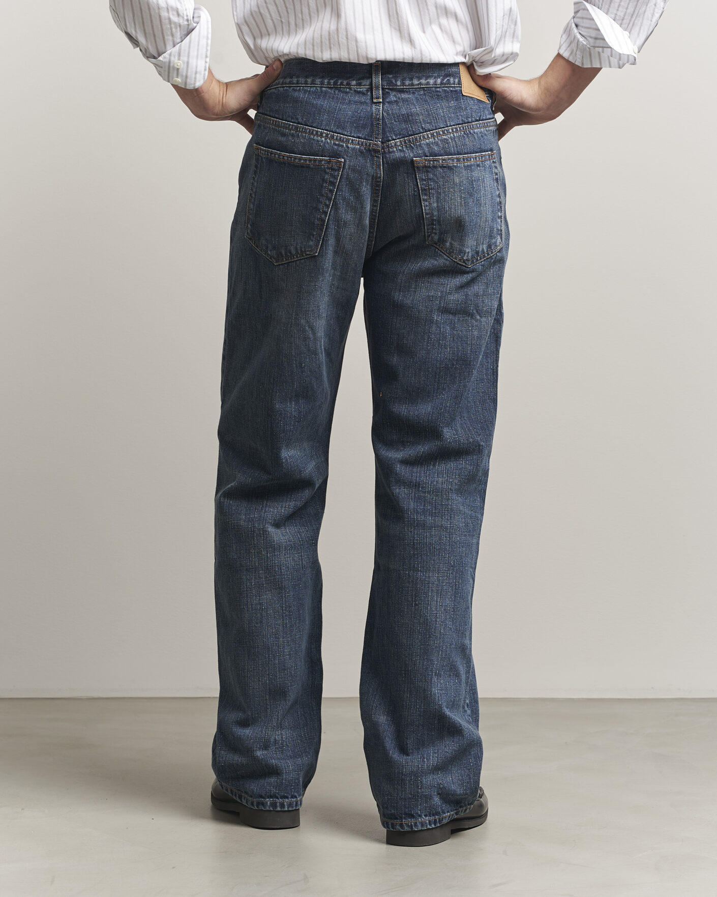Mies | Farkut | Jeanerica | VM009 Vega Jeans Dark Blue Righe