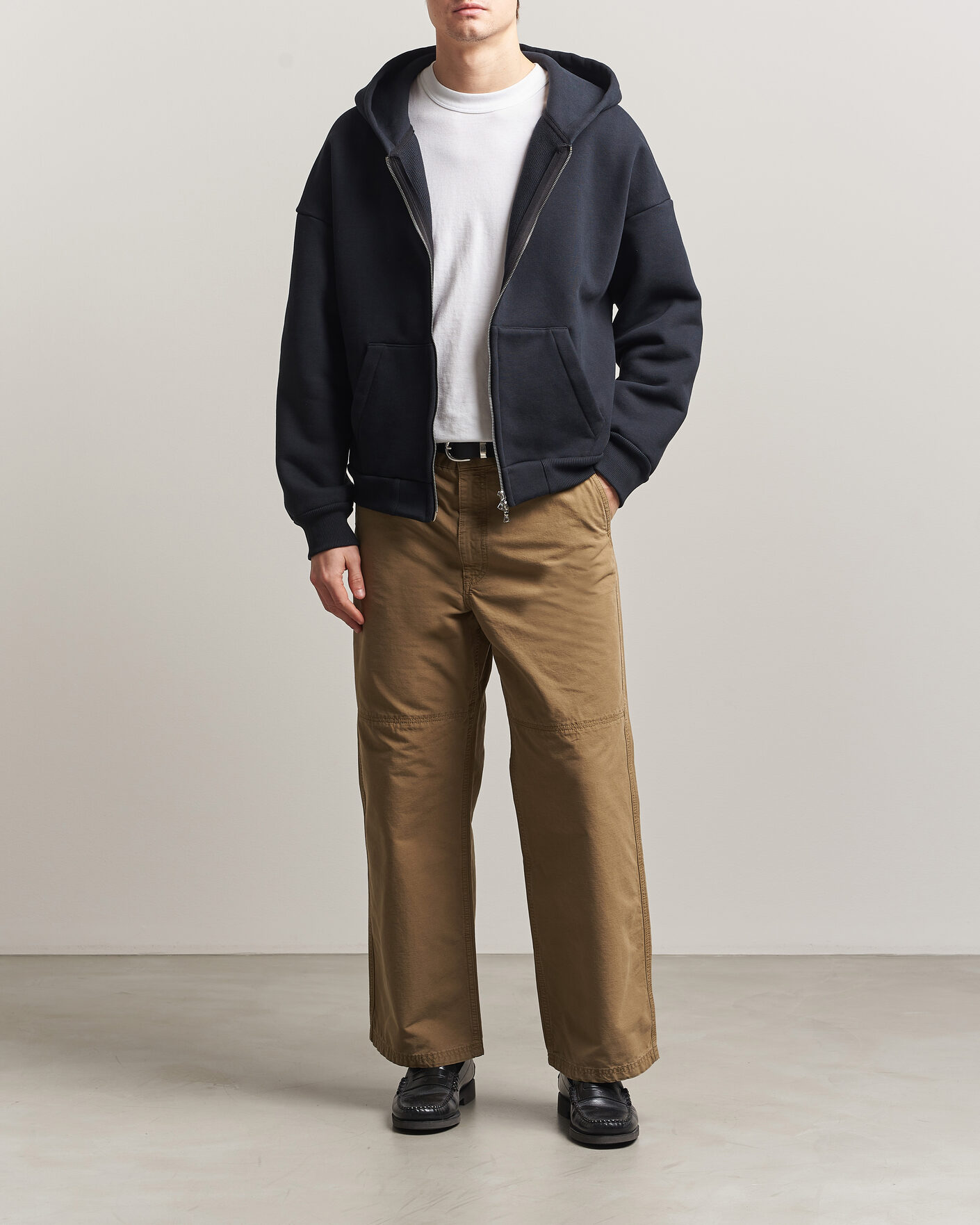 Mies | Housut | Jeanerica | Genua Pilé Workwear Trousers Green