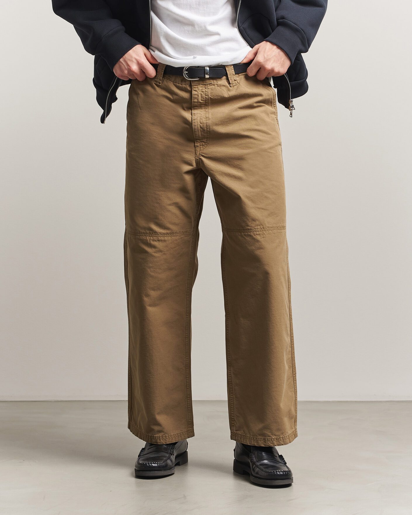 Mies | Housut | Jeanerica | Genua Pilé Workwear Trousers Green