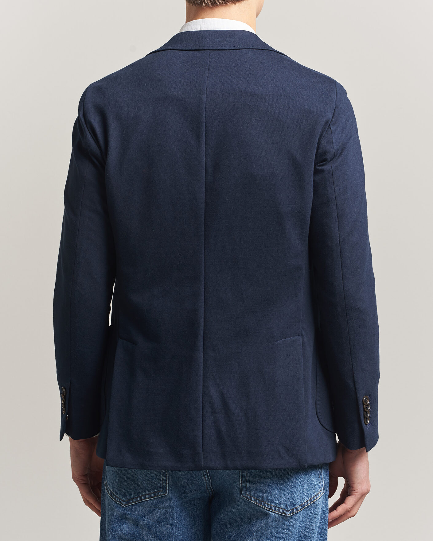 Mies | Pikkutakit | Morris | Cotton Jersey Blazer Navy