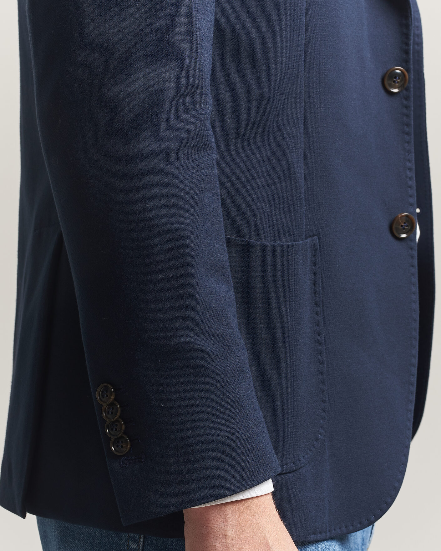 Mies | Pikkutakit | Morris | Cotton Jersey Blazer Navy