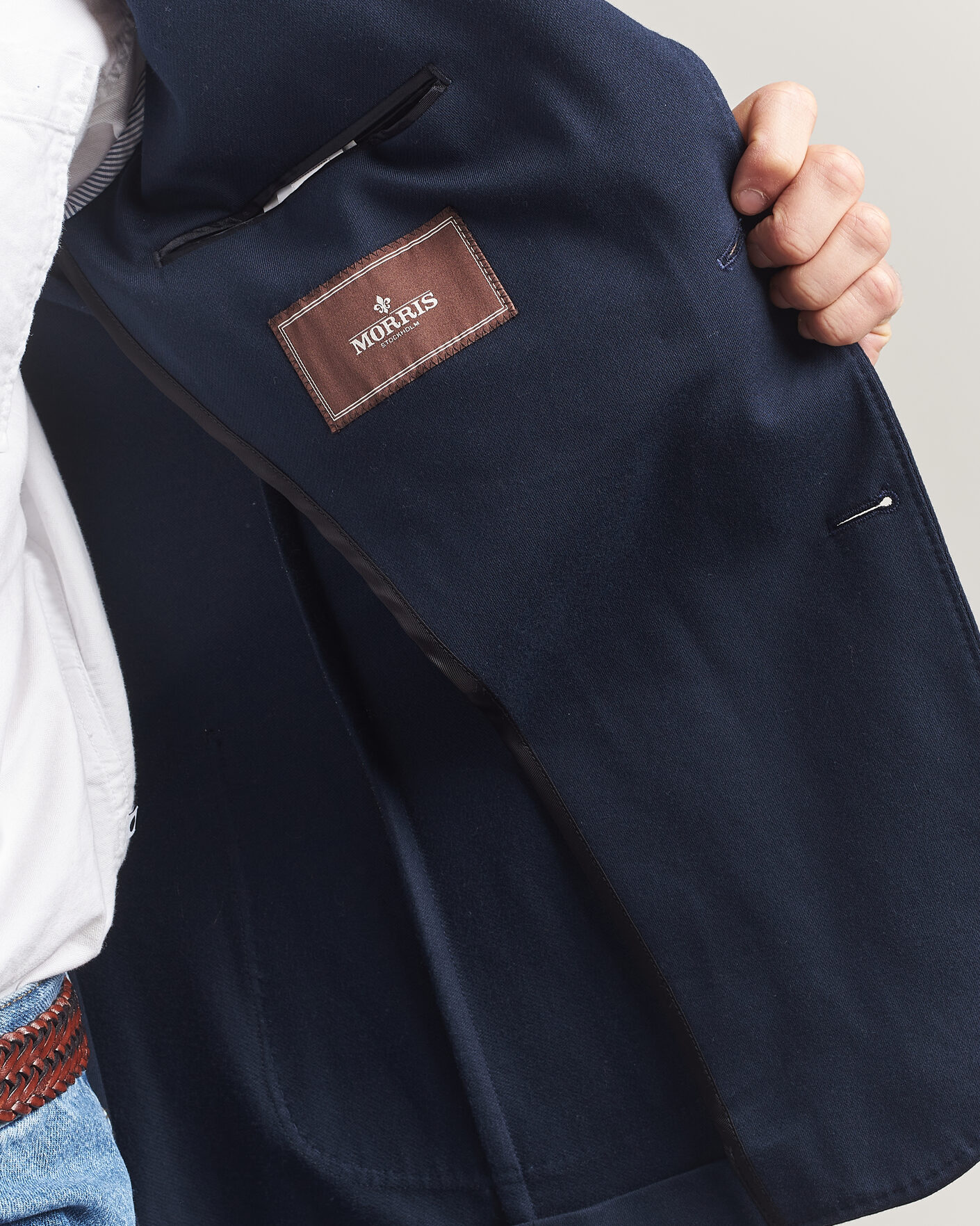 Mies | Pikkutakit | Morris | Cotton Jersey Blazer Navy