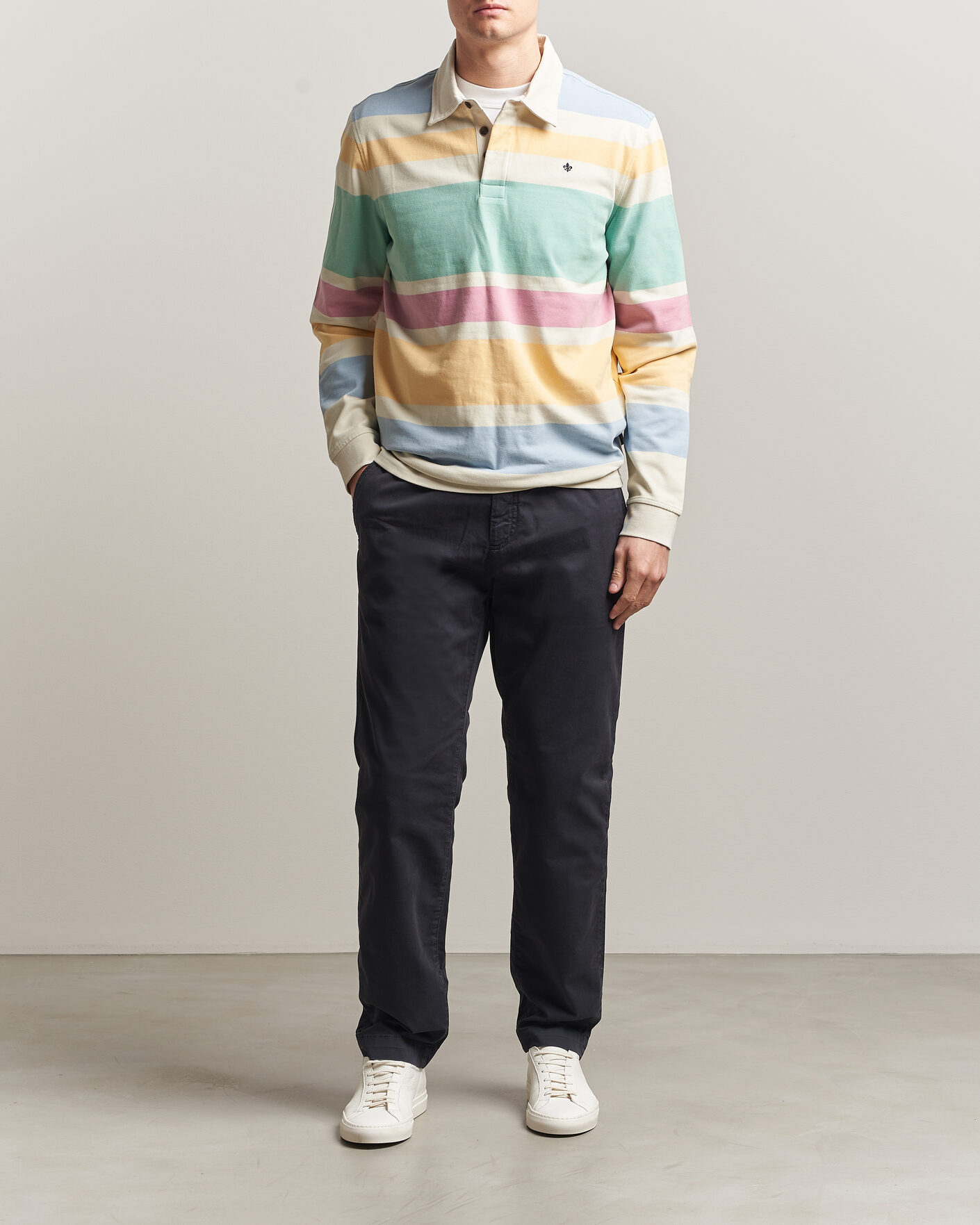 Mies | Housut | Morris | Jeffrey Summer Chinos Dark Blue