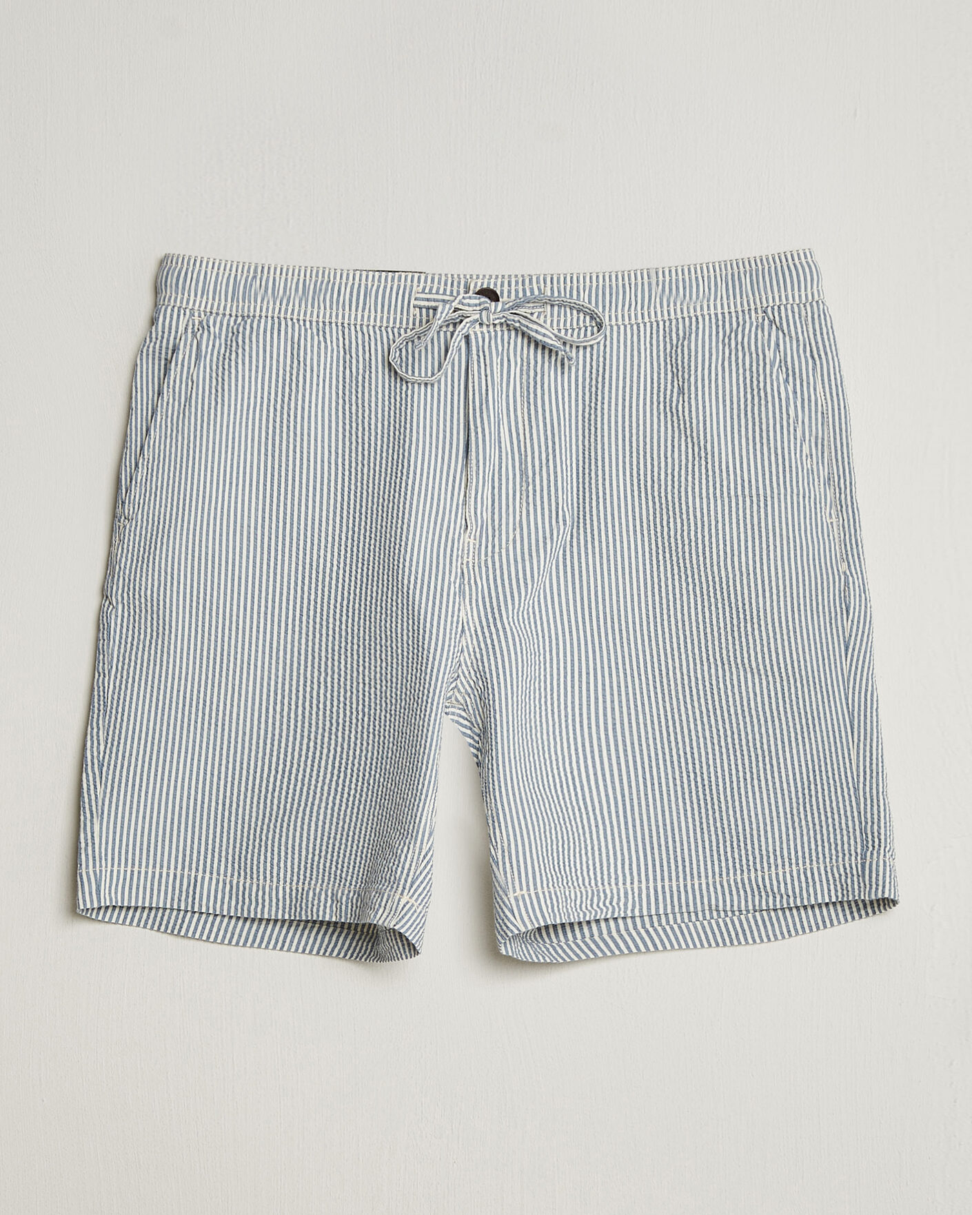 Mies | Shortsit | Morris | Fenix Seersucker Shorts Light Blue