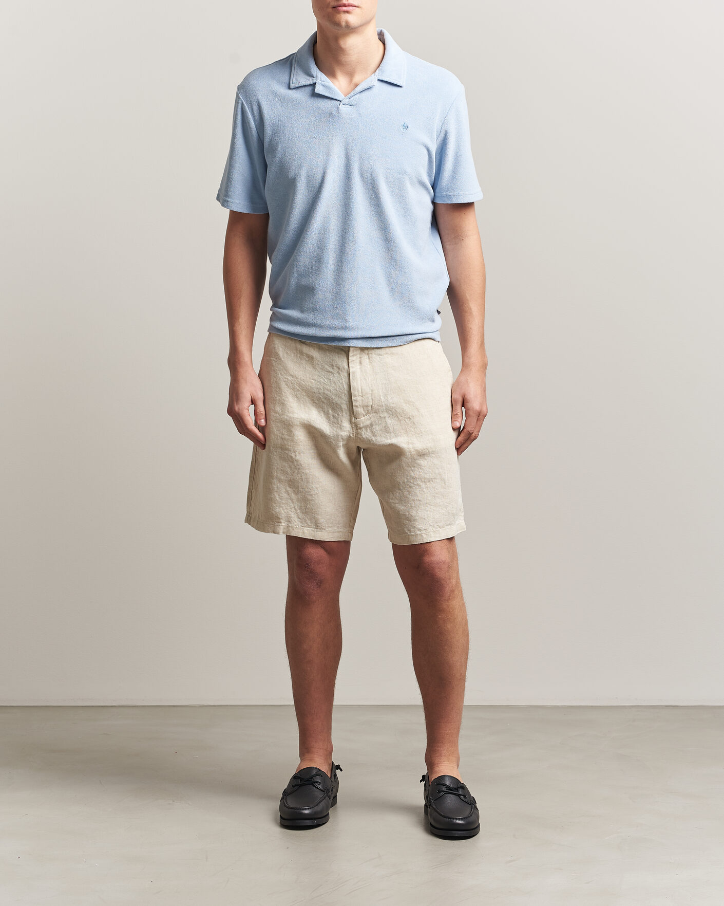 Mies | Pikeet | Morris | Delon Terry Shirt Light Blue