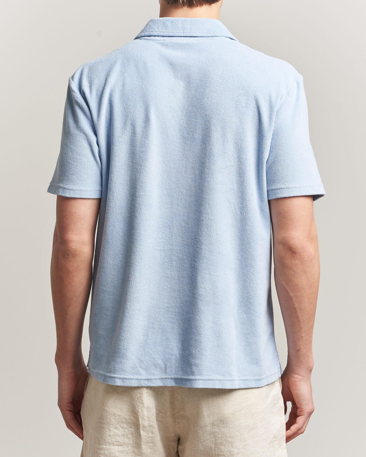 Mies | Pikeet | Morris | Delon Terry Shirt Light Blue