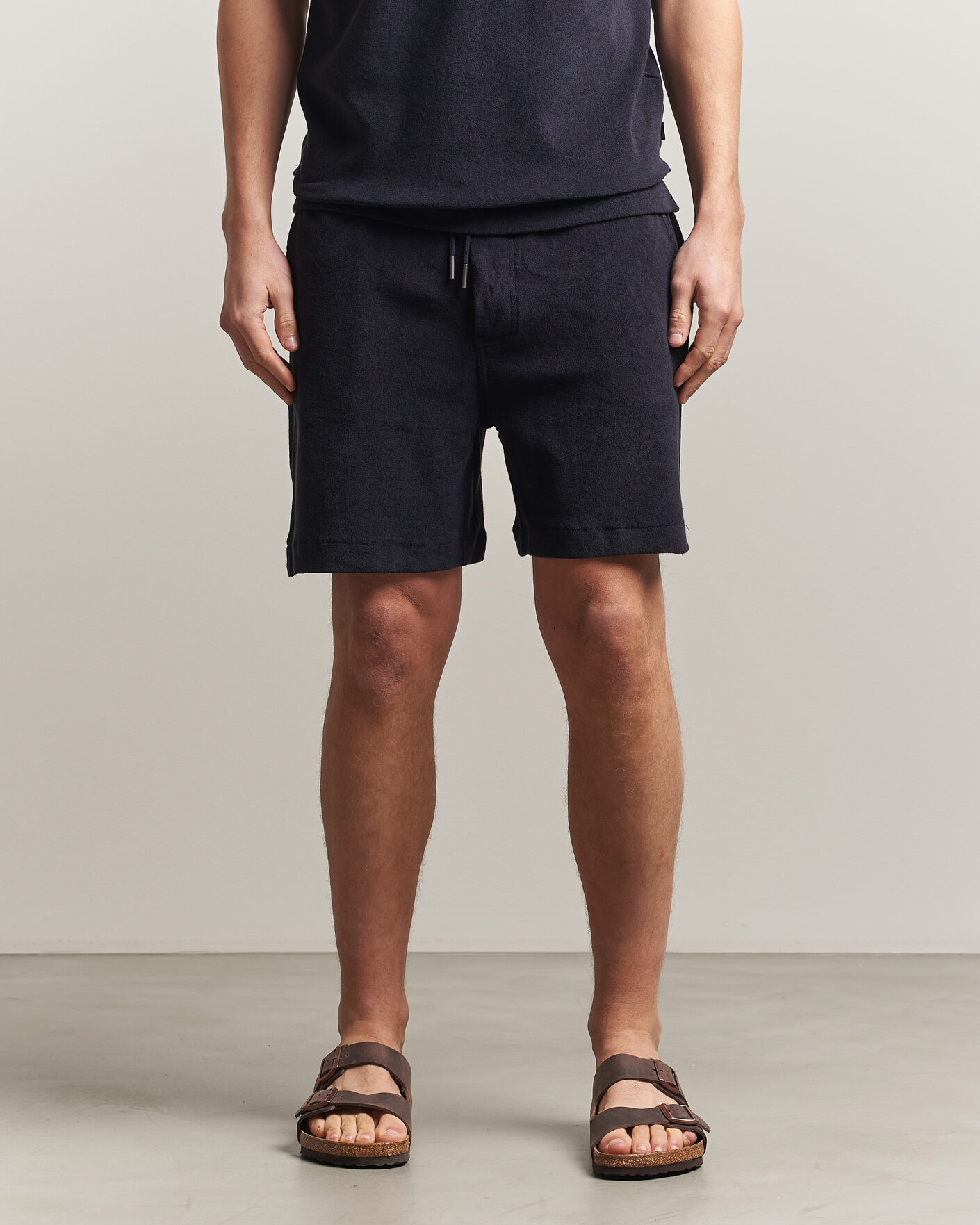 Mies | Shortsit | Morris | Delon Terry Shorts Navy