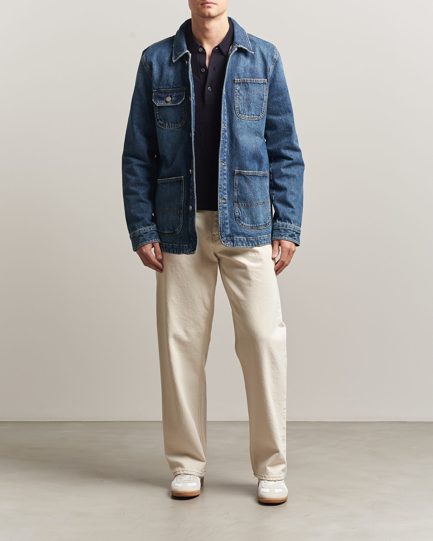 Mies | Takit | Morris | Denim Shirt Jacket Blue