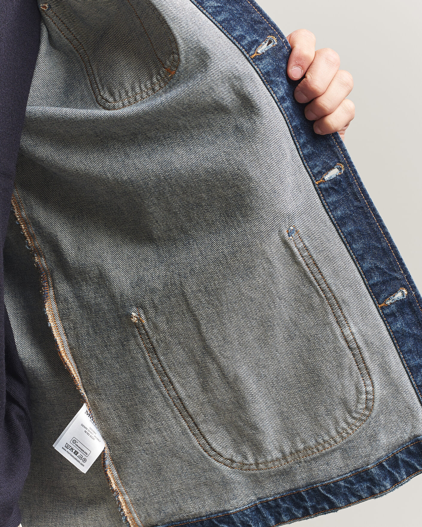 Mies | Takit | Morris | Denim Shirt Jacket Blue