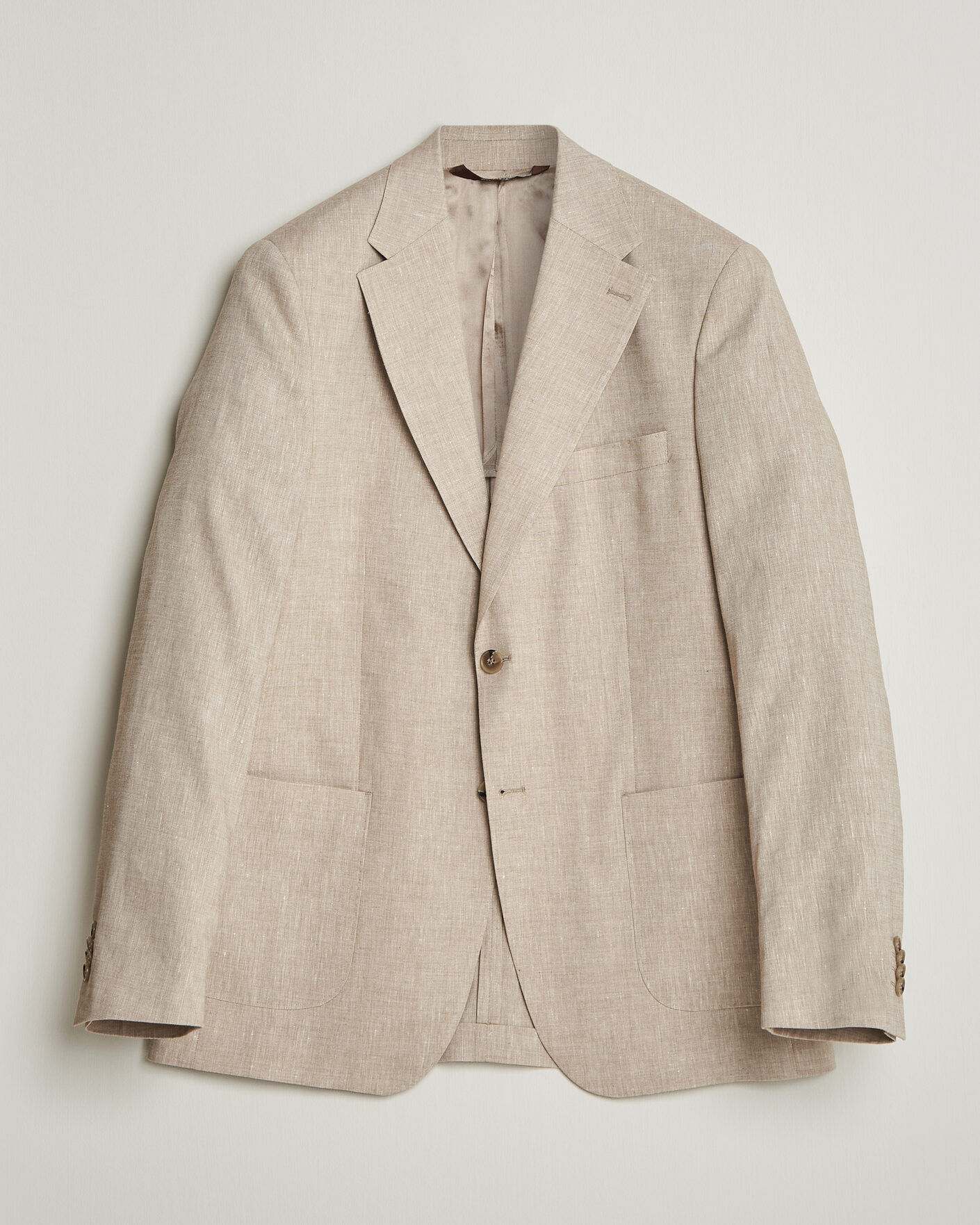 Mies | Pikkutakit | Morris | Linen Suit Blazer Khaki
