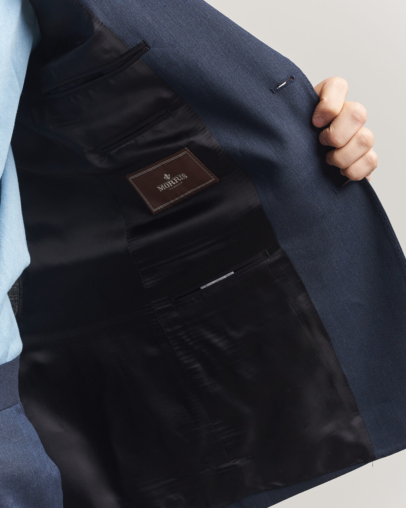Mies | Pikkutakit | Morris | Linen Suit Blazer Navy