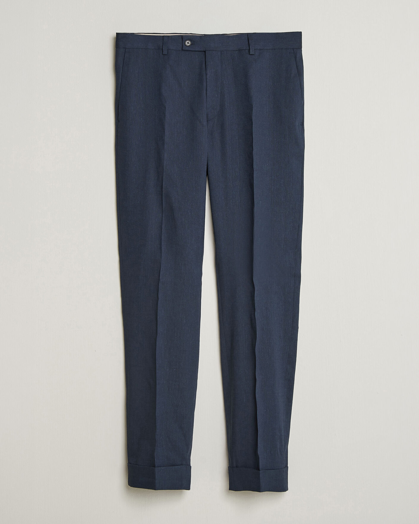 Mies | Housut | Morris | Jack Linen Trousers Navy