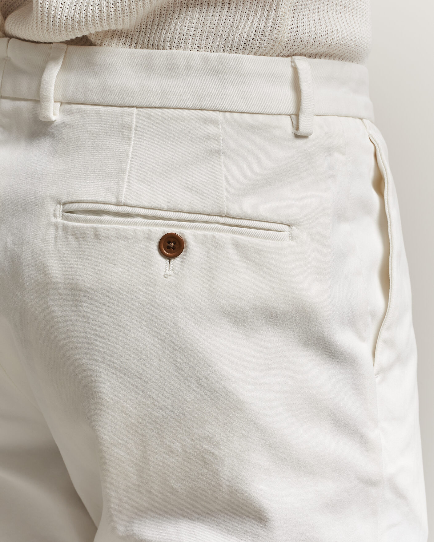 Mies | Housut | Morris | Jack Cotton Trousers Off White