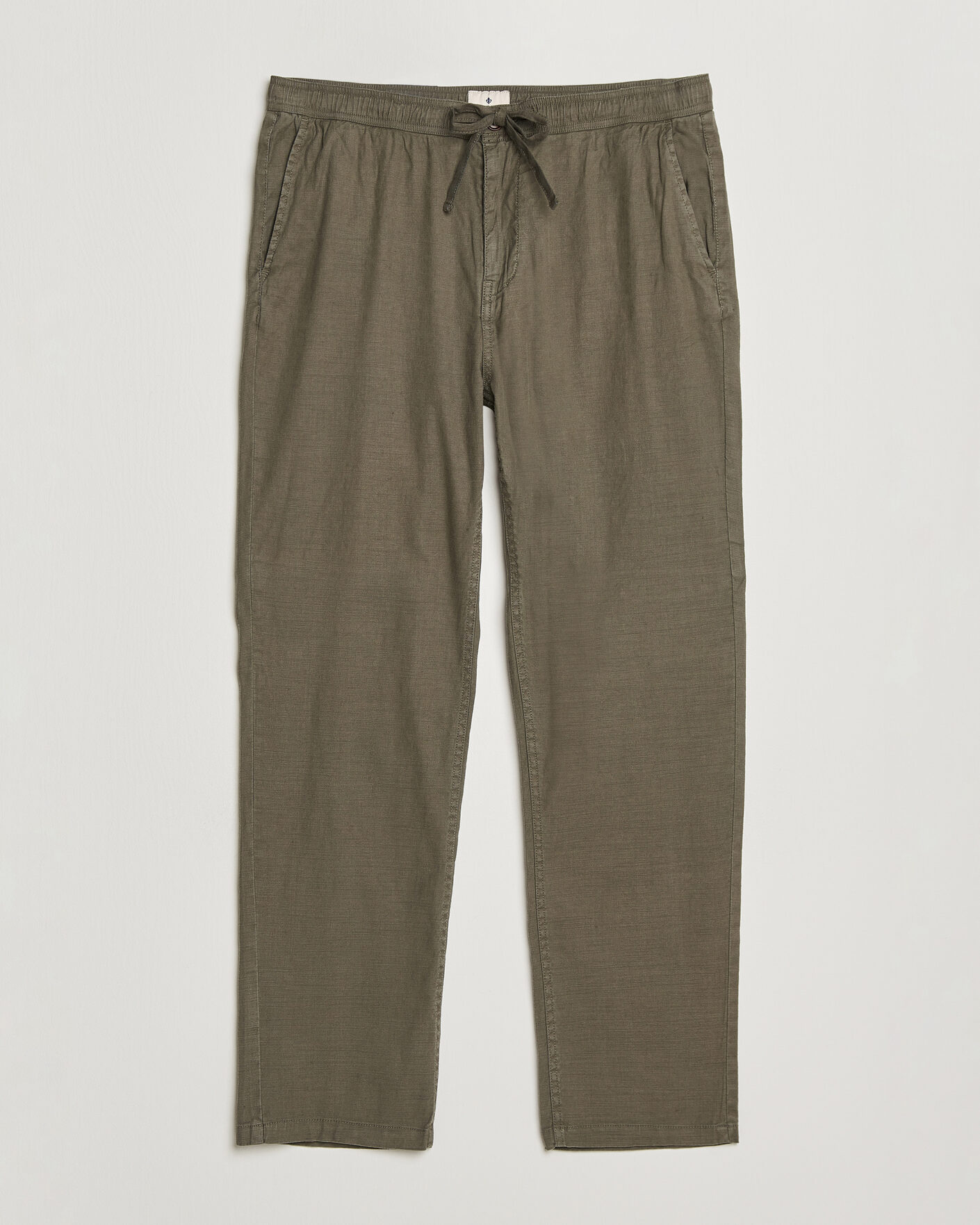 Mies | Housut | Morris | Fenix Linen Trousers Olive