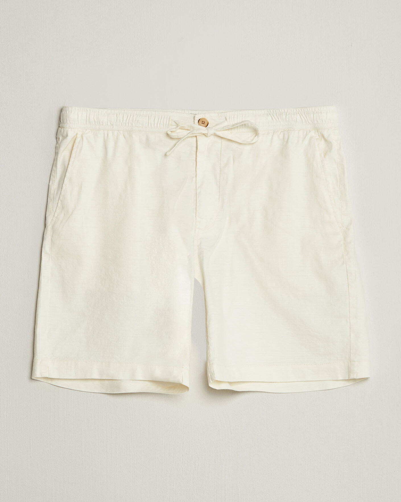 Mies | Shortsit | Morris | Fenix Linen Shorts Off White