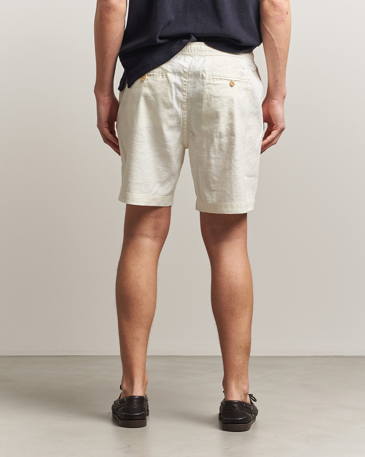 Mies | Shortsit | Morris | Fenix Linen Shorts Off White