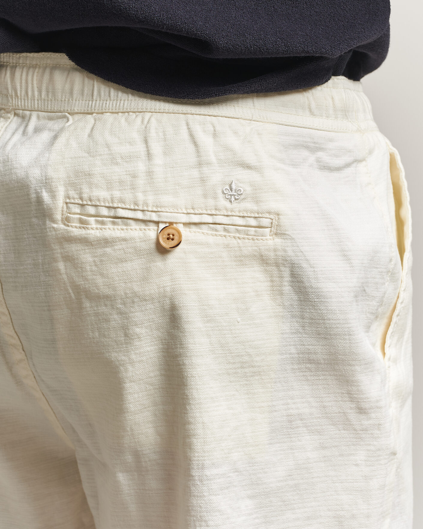 Mies | Shortsit | Morris | Fenix Linen Shorts Off White