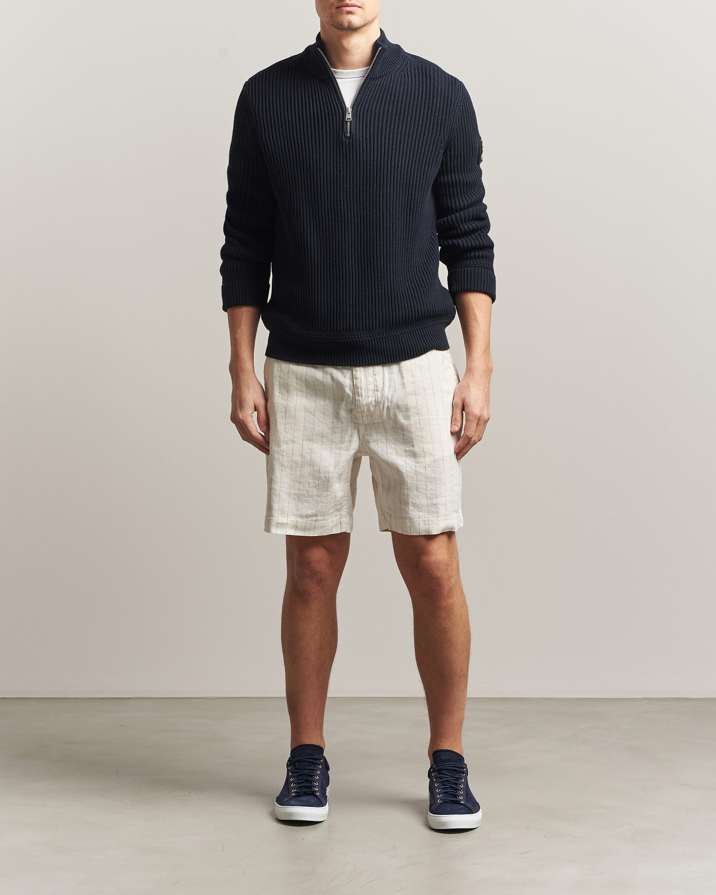 Mies | Shortsit | Morris | Fenix Linen Shorts Beige