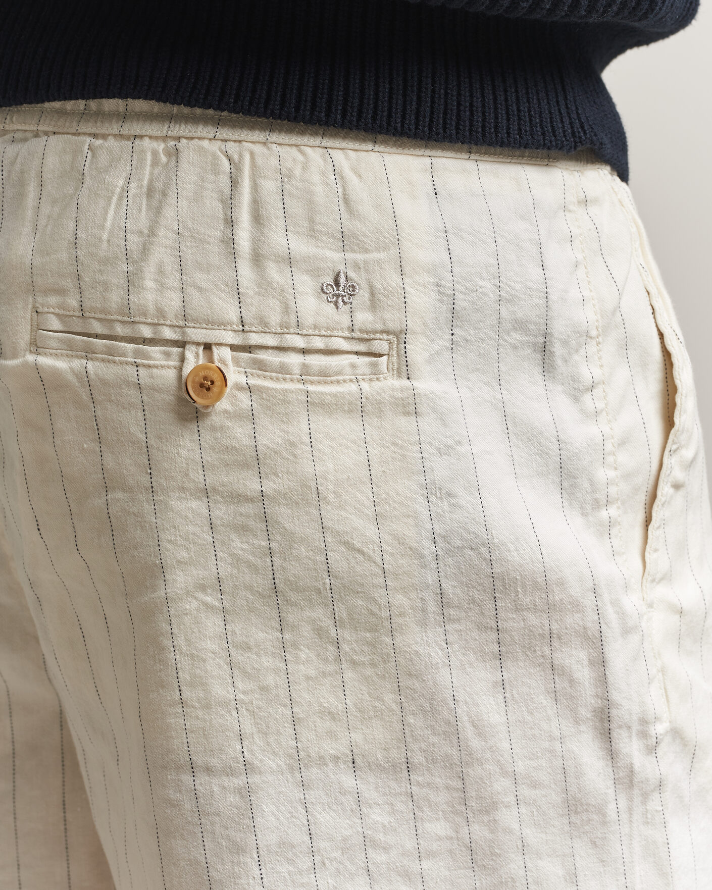 Mies | Shortsit | Morris | Fenix Linen Shorts Beige