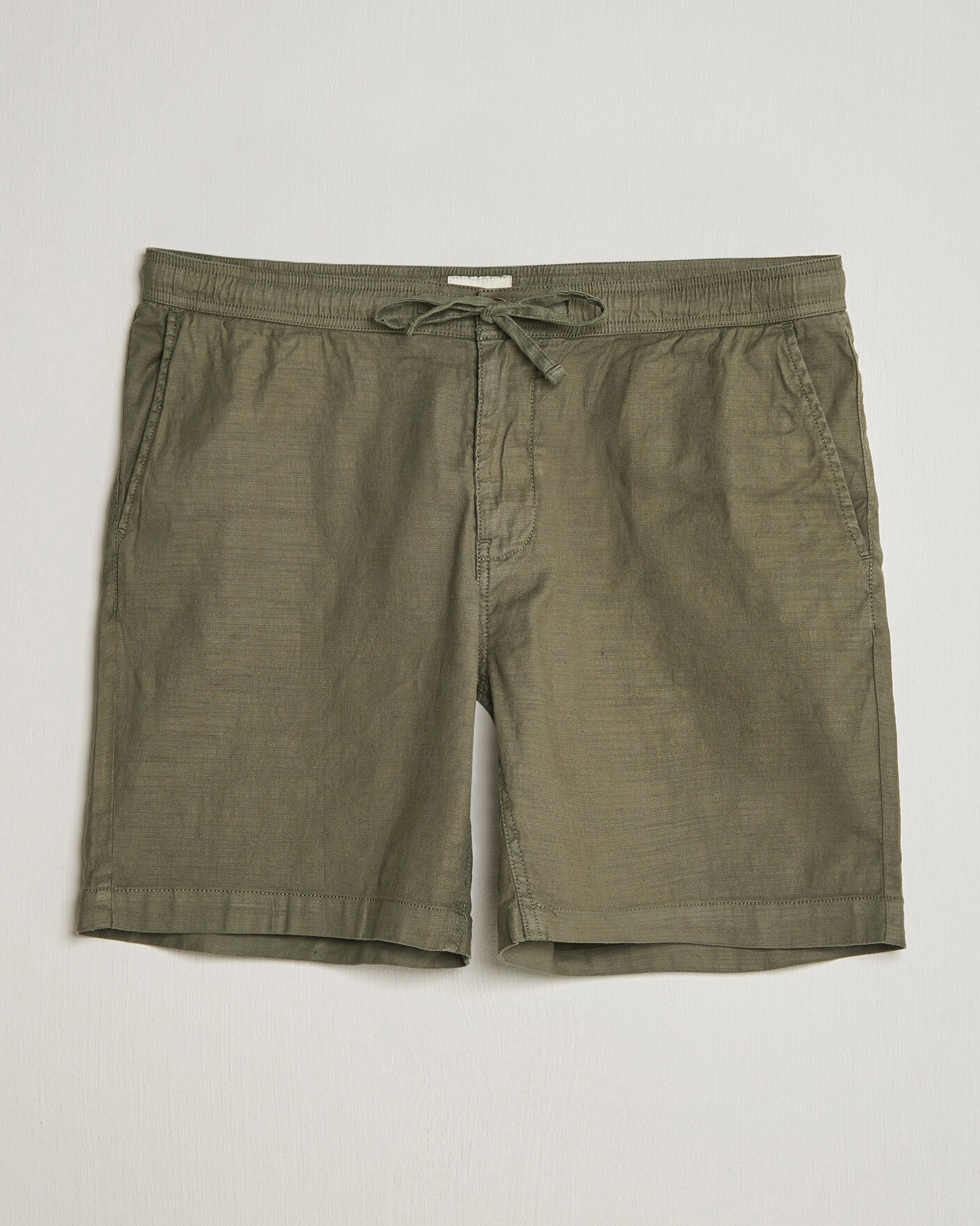 Mies | Shortsit | Morris | Fenix Linen Shorts Olive