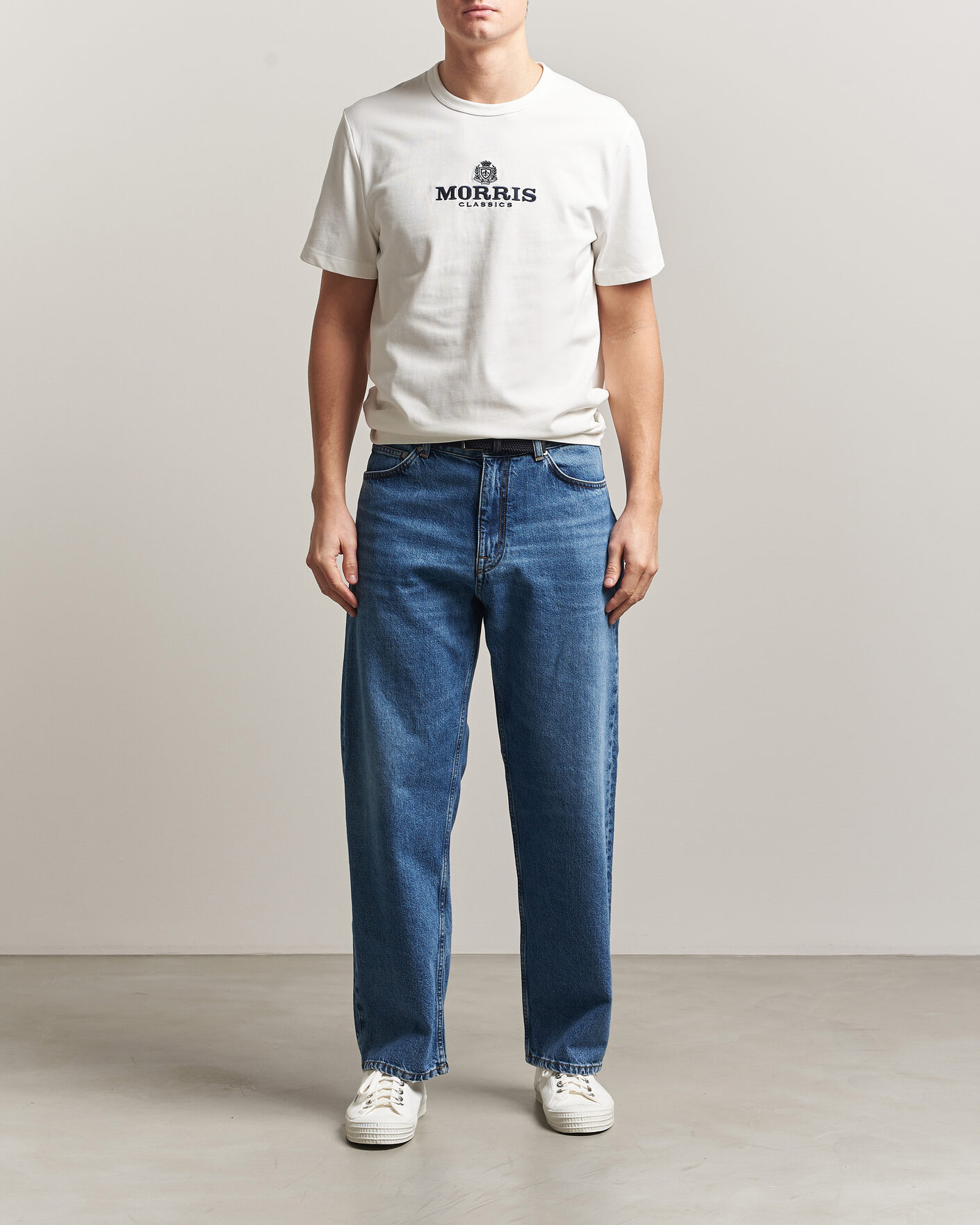 Mies | T-paidat | Morris | Brian T-Shirt Off White