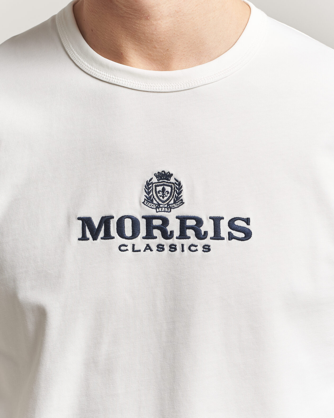 Mies | T-paidat | Morris | Brian T-Shirt Off White