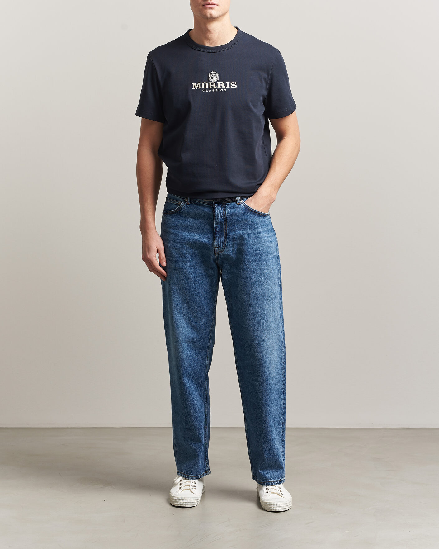 Mies | T-paidat | Morris | Brian T-Shirt Navy