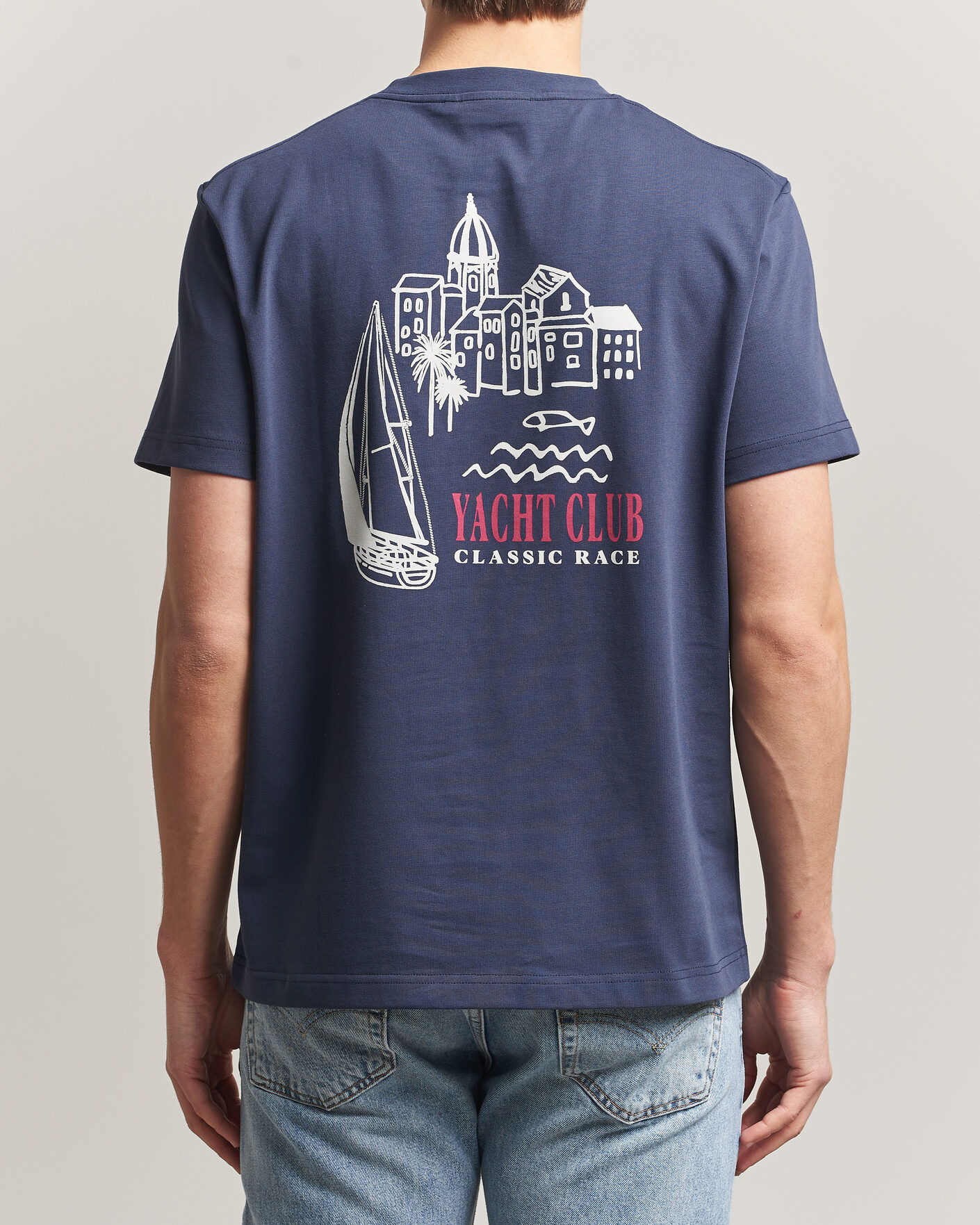 Mies | T-paidat | Morris | Nevile T-Shirt Navy