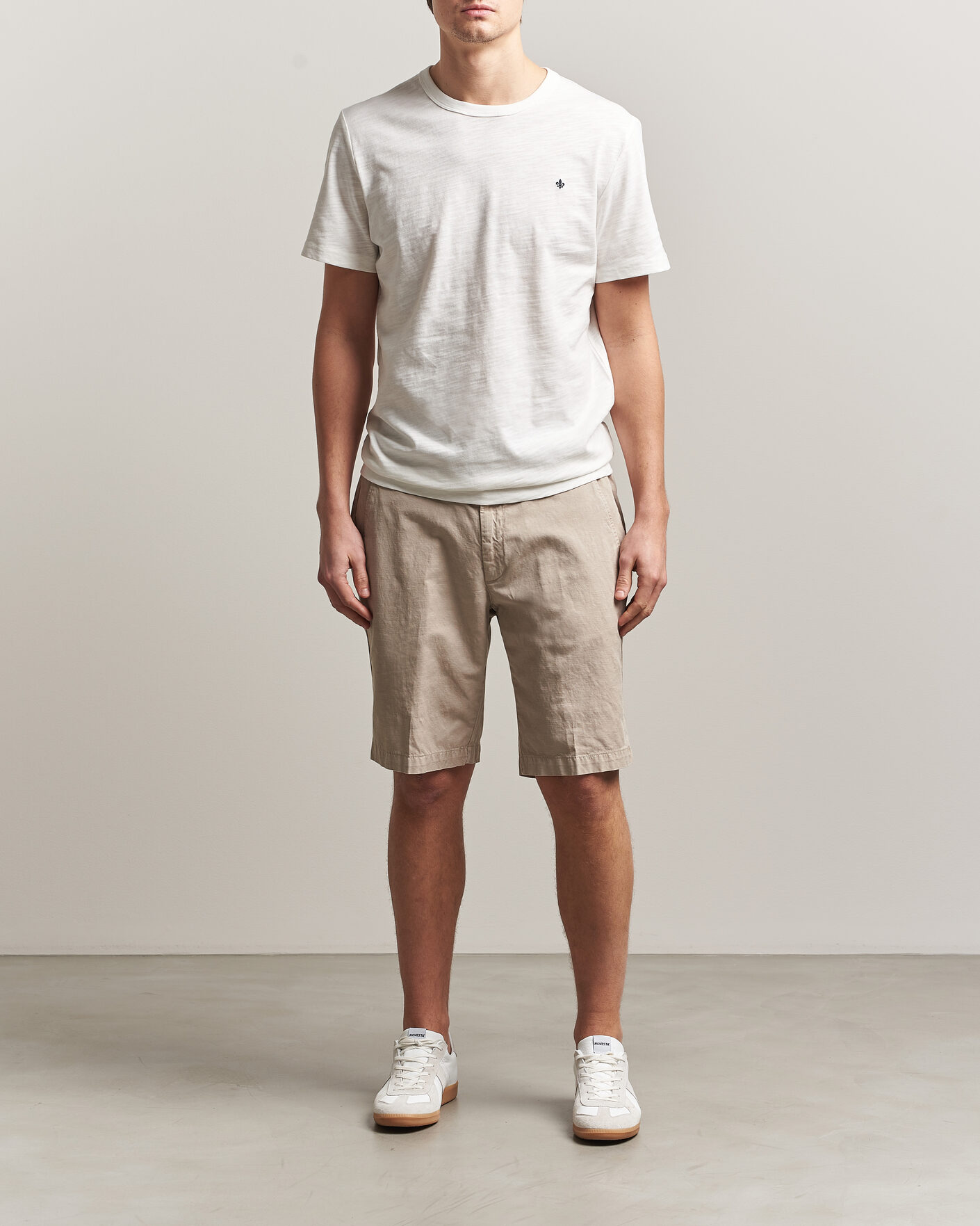 Mies | T-paidat | Morris | Watson Slub T-Shirt Off White