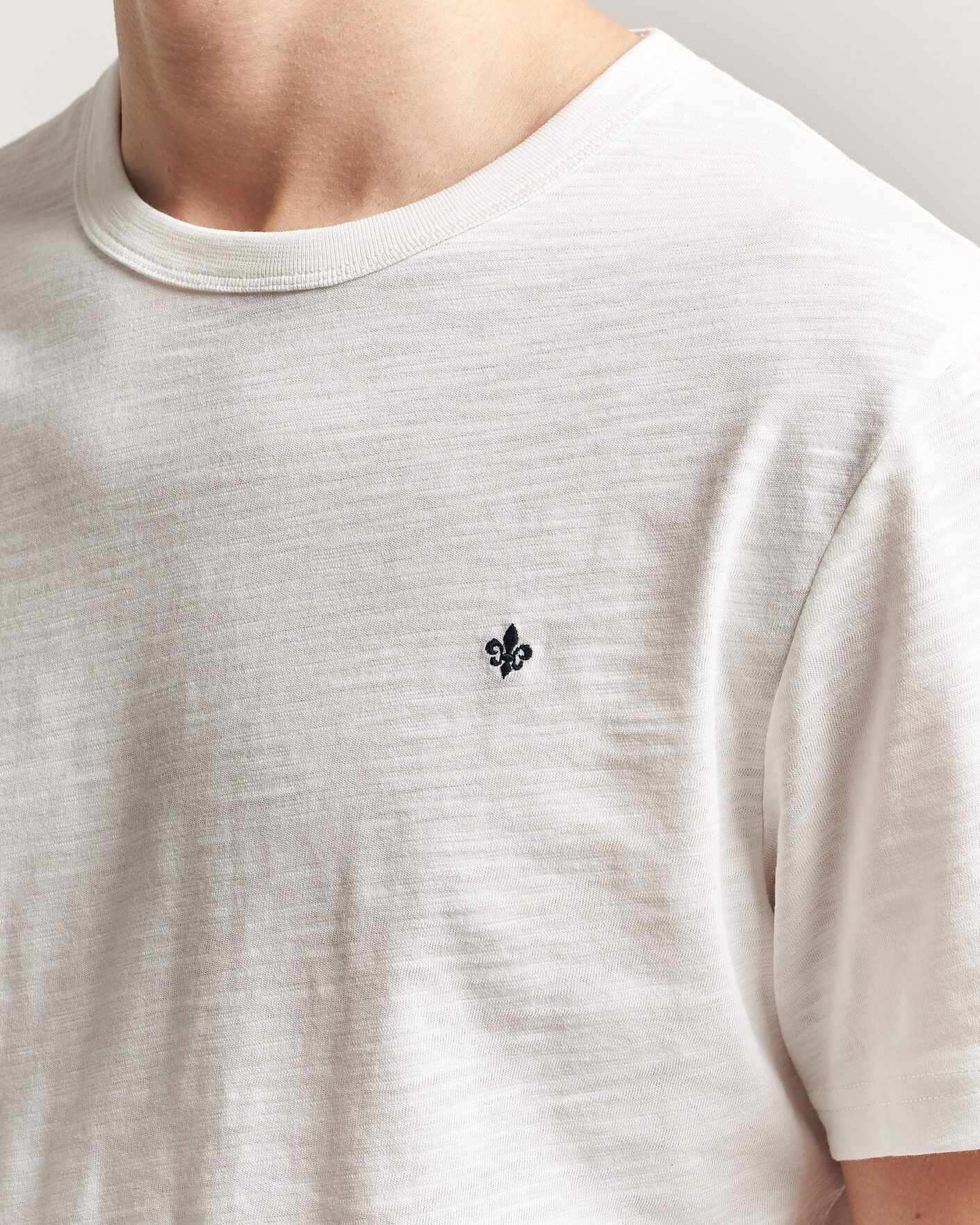 Mies | T-paidat | Morris | Watson Slub T-Shirt Off White